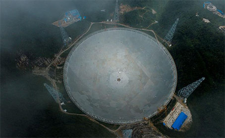 世界最大单口径射电望远镜FAST主体工程完工